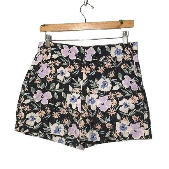 Gap Shorts Chino Textured Side Zip Tropical Floral Print Size 4 5 FOR $25 💵 💲 - Picture 1 of 7